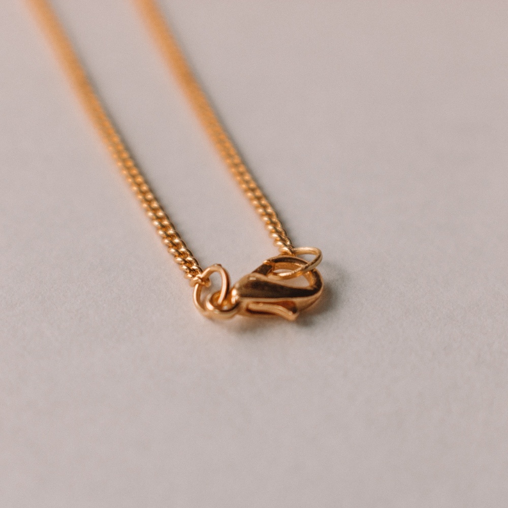 Custom Mama Bear Hand-Stamped Metal Necklace - Picture 2 of 2